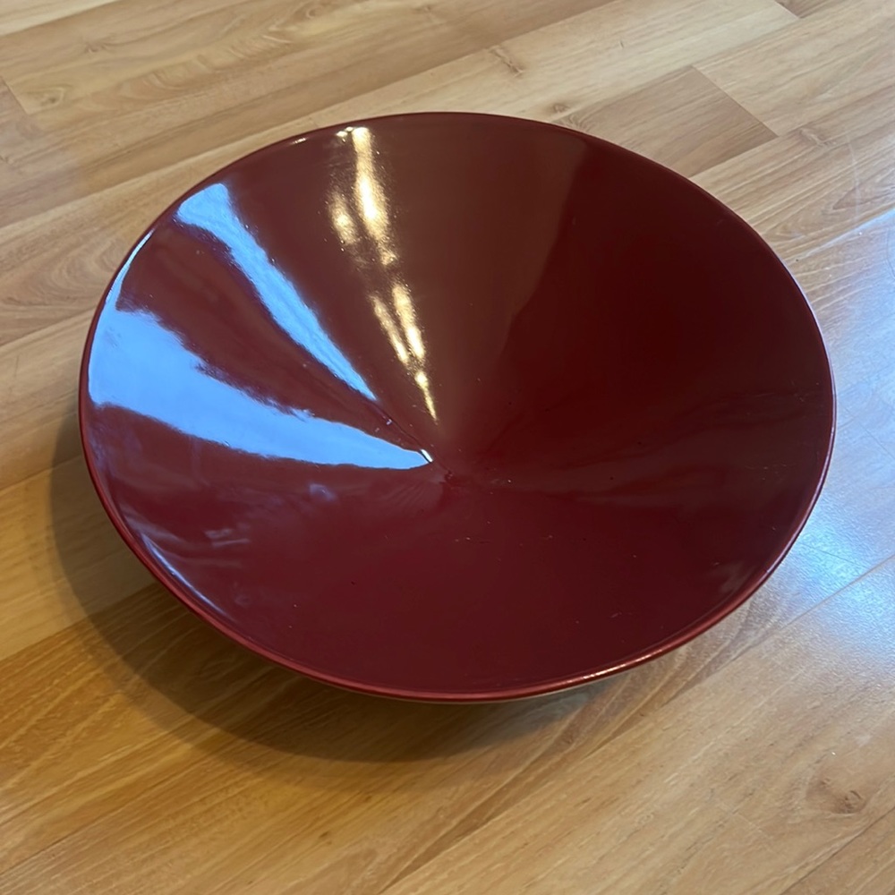 Haeger Burgundy Pottery large Bowl